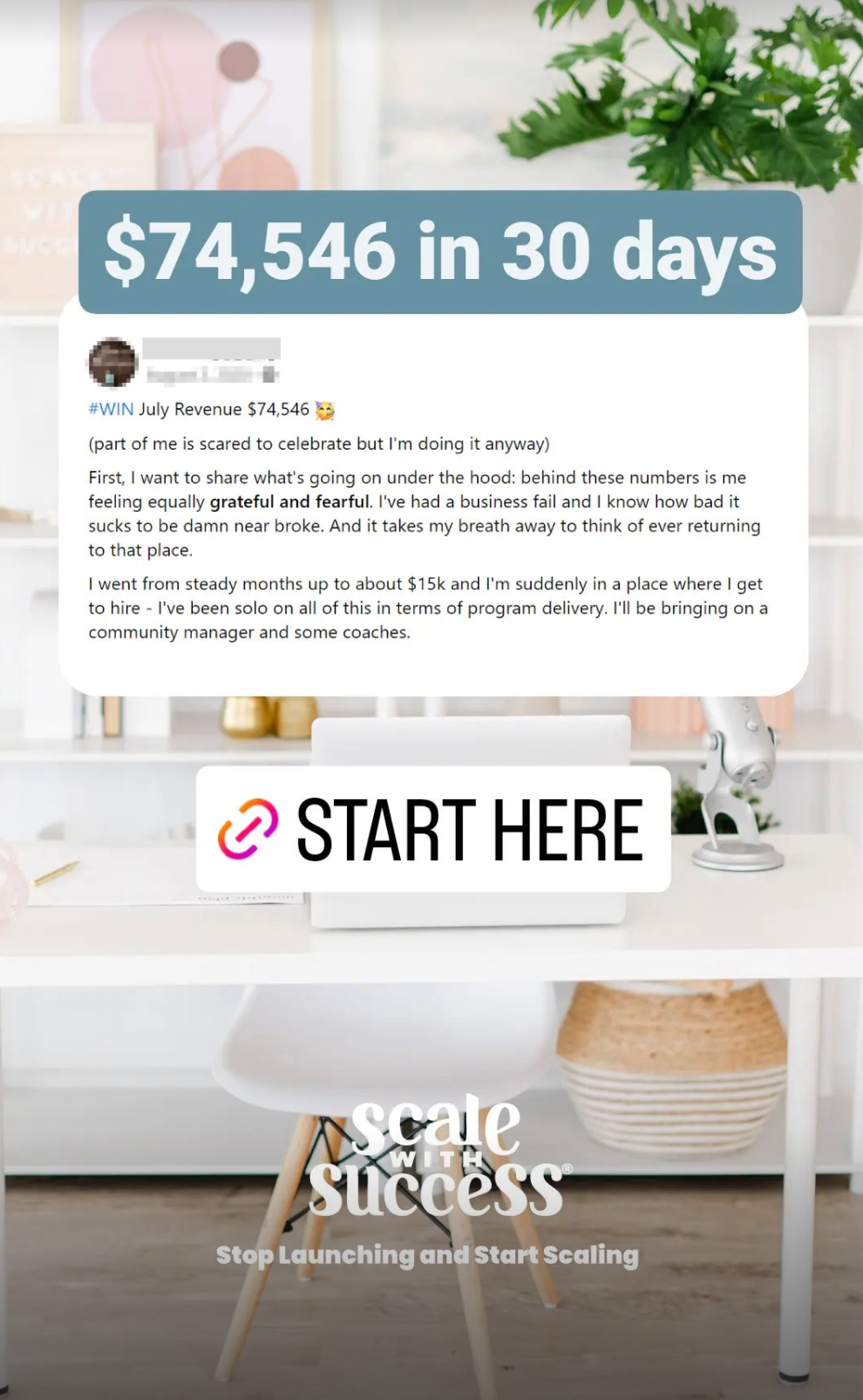 $74,546 in 30 days with Caitlin Bacher