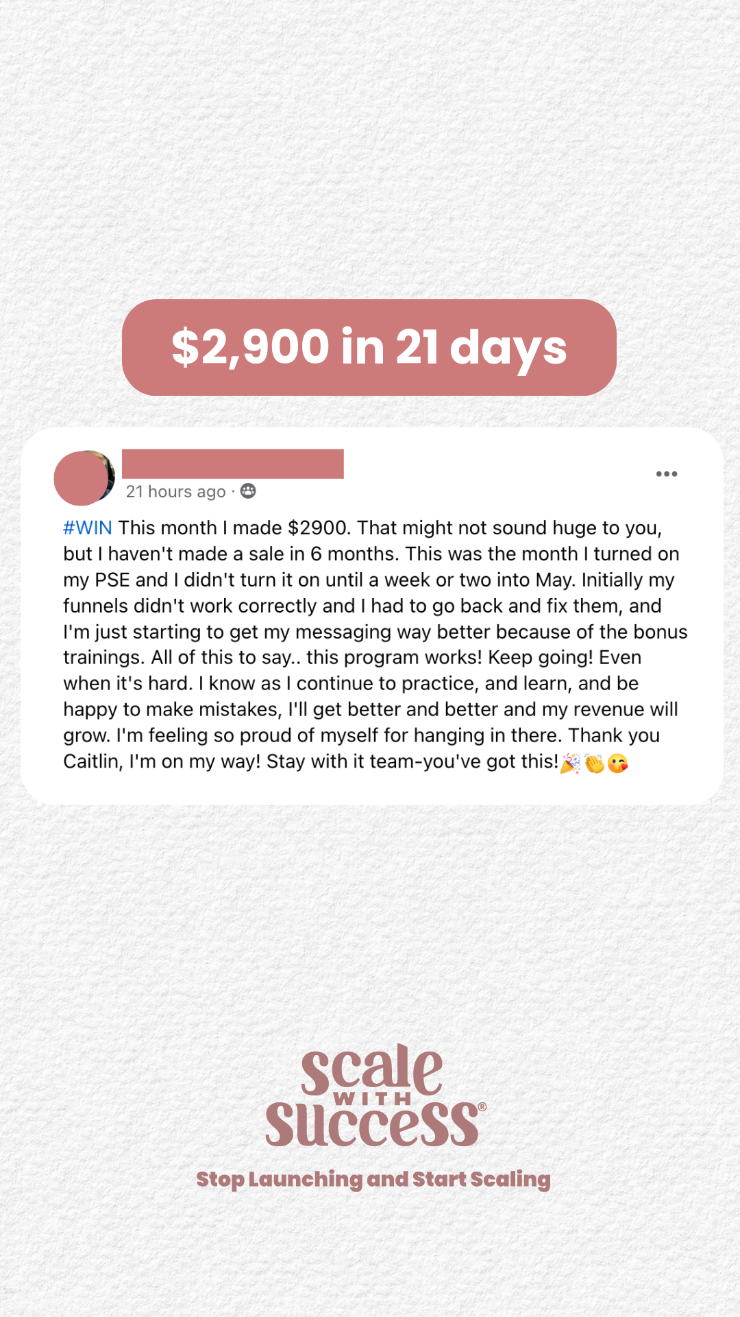 Profits in 21 Days