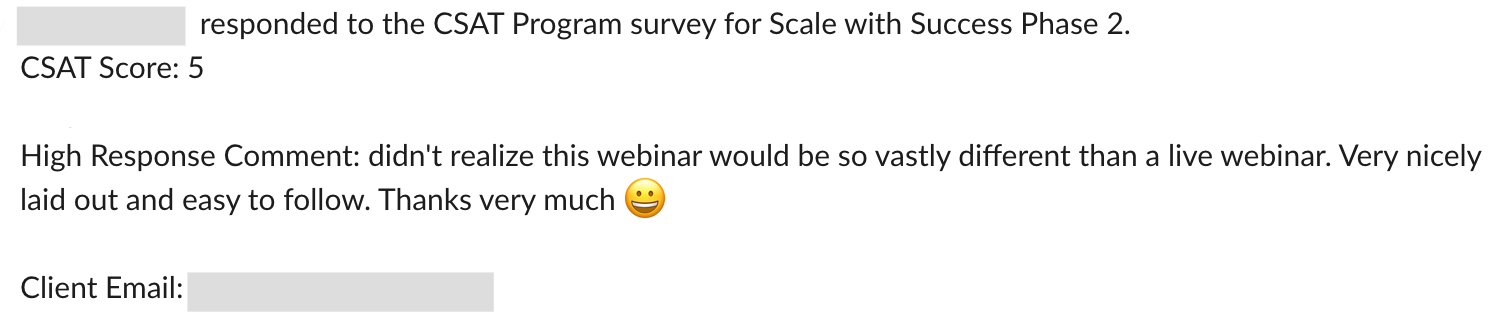 Very nicely laid out and easy to follow | Scale With Success® | Caitlin Bacher