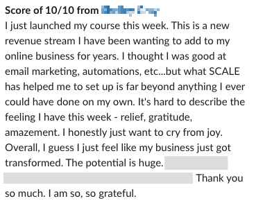 I just feel like my business just got transformed. The potential is huge | Scale With Success®